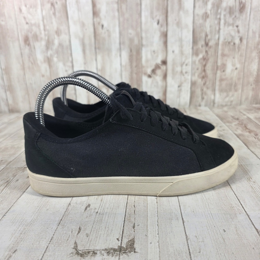 Kizik Madrid Eco Black‎ Canvas Hands Free Slip On Sneakers Womens 6.5 Mens 5